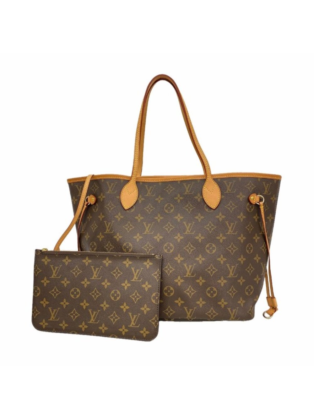 Louis Vuitton Tote Bag Monogram Neverfull MM Rose Beige